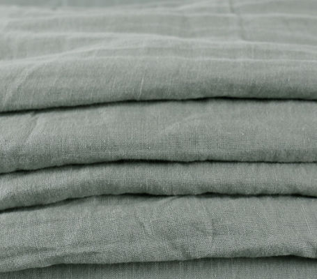 2-2.5kg Stone Washed French Linen Duvet Cover Set Oeko Tex Nature Flax Bedsheet