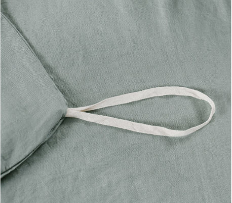 2-2.5kg Stone Washed French Linen Duvet Cover Set Oeko Tex Nature Flax Bedsheet