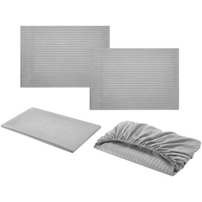 NO Filling 80gsm 100% Polyester Microfiber Embossed Bedding Sheet Set from Xinpai 133 * 60 Fabric Density