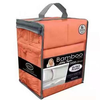 Wrinkle Resistant T1800 Microfiber Dyed Sheet Set 6 Pieces Non-Filling 1.5-2 Kg