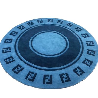 Zealand Wool and Silk Cut Pile Hand Tufted Carpet All-Season Handmade Rug for Living Room