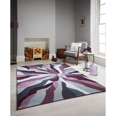 Zealand Wool and Silk Cut Pile Hand Tufted Carpet All-Season Handmade Rug for Living Room