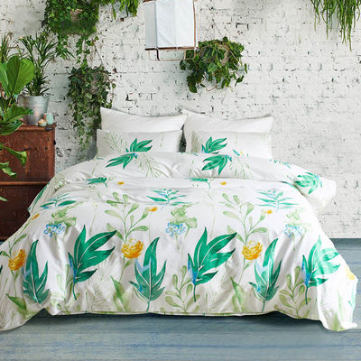 300tc Thread Count Solid Pattern 100% Lyocell Bedding Sheet Set for Comfortable Sleep