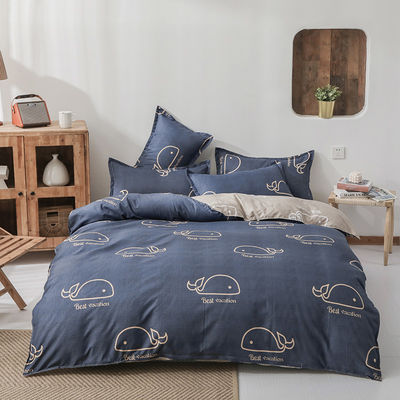 Transform Your Bedroom with 100% Polyester Printed Plant Design Bed Sheets and Cases
