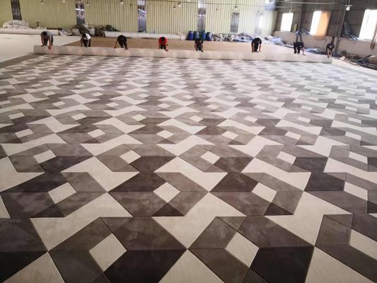 100% Handmade Seasonal Customized Shape Zealand Wool and Silk Carpet for Living Room
