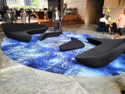 100% Handmade Seasonal Customized Shape Zealand Wool and Silk Carpet for Living Room