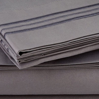 All-Season 1800 Thread Count 100% Microfiber Sheet set 6pcs made of 40 Fabric Count