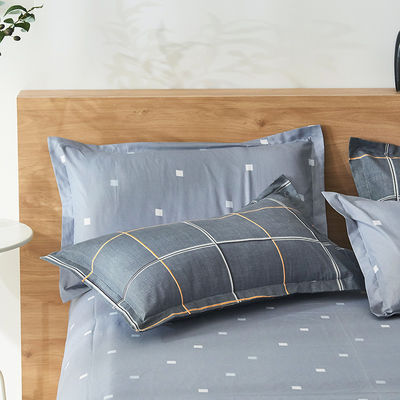 100% Polyester Fabric King Size Linen Bed Room Set with Duvet Cover and Flat Sheet