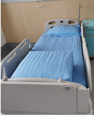 Blue and White Striped Sheets 100% Cotton Hospital Bedding Sets at for in Grade A