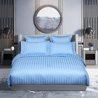 Blue and White Striped Sheets 100% Cotton Hospital Bedding Sets at for in Grade A