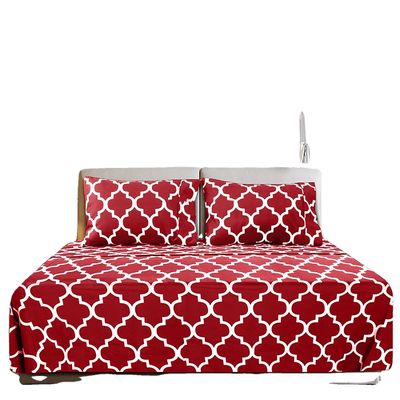 Personalized Luxury Customized Design 4-Piece Bed Sheet Set with 300 Thread Count