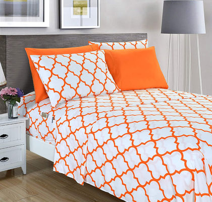Personalized Luxury Customized Design 4-Piece Bed Sheet Set with 300 Thread Count