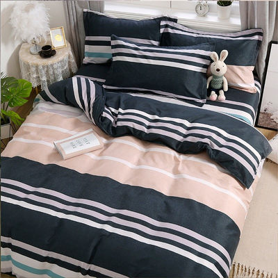 All-Season 4-Piece Bedding Set Princess and Curtains Stonewashed Linen for Kids Full Size