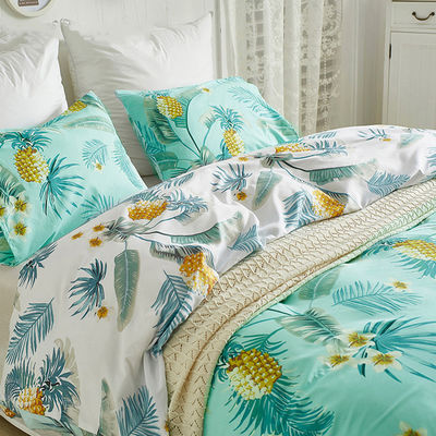Girls Bed Sheet Fitted Beddings Bed Sheet Sets with Customized Color Flower Design