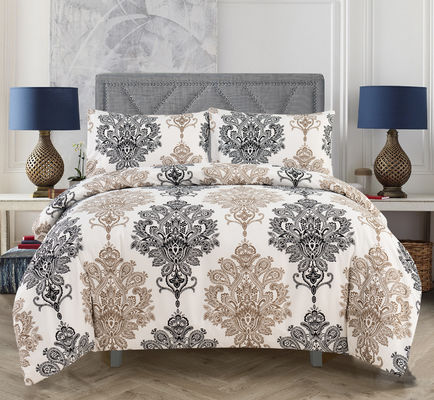 Super Soft Brushed Microfiber Duvet Cover Set 4pcs 1.5-2 Kg for Wedding Anniversary
