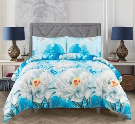 Super Soft Brushed Microfiber Duvet Cover Set 4pcs 1.5-2 Kg for Wedding Anniversary