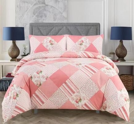 Super Soft Brushed Microfiber Duvet Cover Set 4pcs 1.5-2 Kg for Wedding Anniversary
