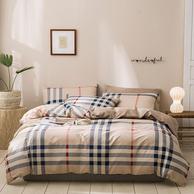 4 Pcs Solid Pattern 100% Pure French Soft Durable Flax Linen Bedding Duvet Cover Sets