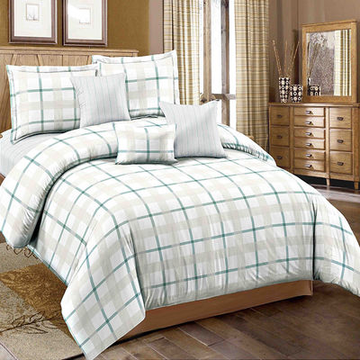 Customized Yarn Dyed Plaid Stripe Bedding Set Sheet Pillowcase Sets is customized Yes