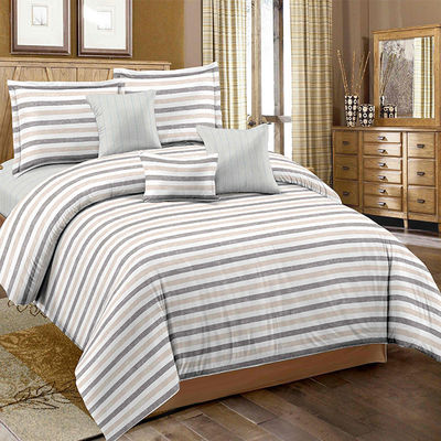 Customized Yarn Dyed Plaid Stripe Bedding Set Sheet Pillowcase Sets is customized Yes