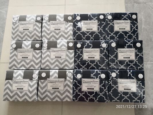 European and American Style 6pcs 100% Polyester Print Microfiber Fabric Bedding Sheet Set