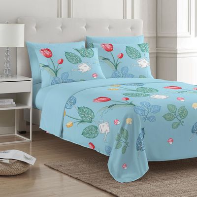 Flower Design Bed Sheet Sets for 1.5m 5 feet Beds The Perfect Addition to Your Home