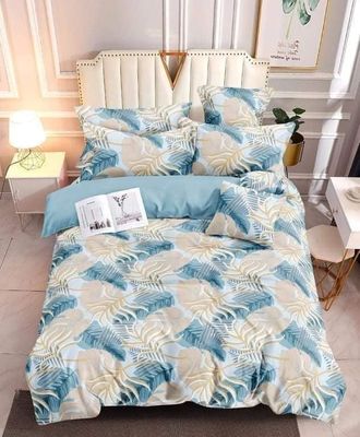 3d Game Handle Printed Home Bed Sheet Comforter Set Bedding 3 Pcs in Solid Pattern Type