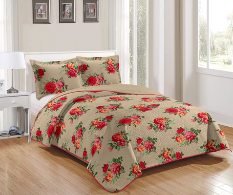 80gsm 100% Polyester Woven Microfiber Bedding Sheet Set 6pcs with Customized Design