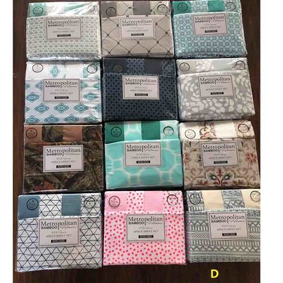 80gsm 100% Polyester Woven Microfiber Bedding Sheet Set 6pcs with Customized Design