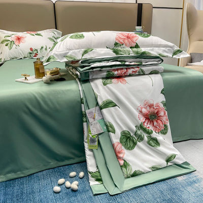 Solid Pattern 300TC Luxury Bamboo Bedding Set for Customization and Comfortable Sleep