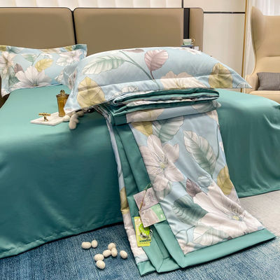 Solid Pattern 300TC Luxury Bamboo Bedding Set for Customization and Comfortable Sleep