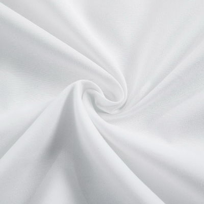 Poly Cotton 300tc Hotel White Embroidered Bed Sheet Quilt Cover Pillowcase Set