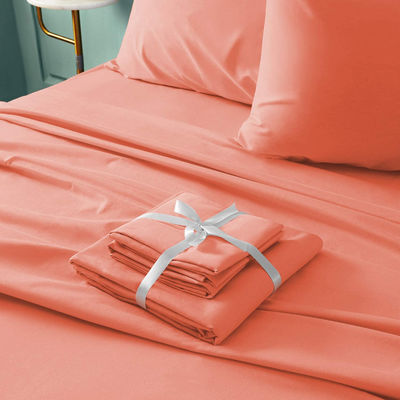 Ultra Thin High Count Bedding Set Soft Sheet 4 Piece Set for Home in Customized Color