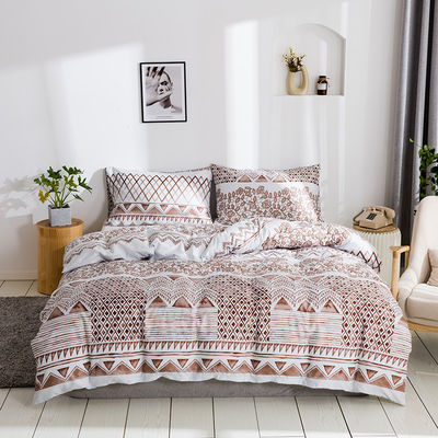 Polyester Printed Quilt Cover Four Piece Set Customized for Your Satisfaction and Comfort