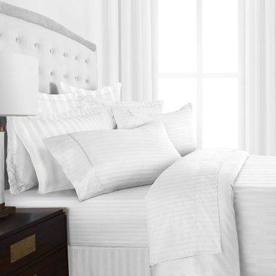 Comfortable Polyester Brushed Hotel Bedding Sheet and Quilt Set Customized Size